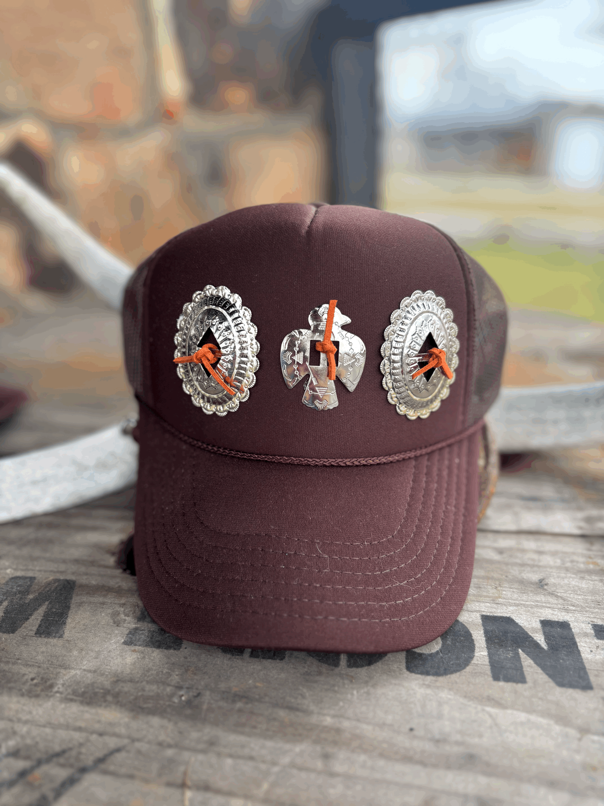Thunderbird Brown Trucker Hat
