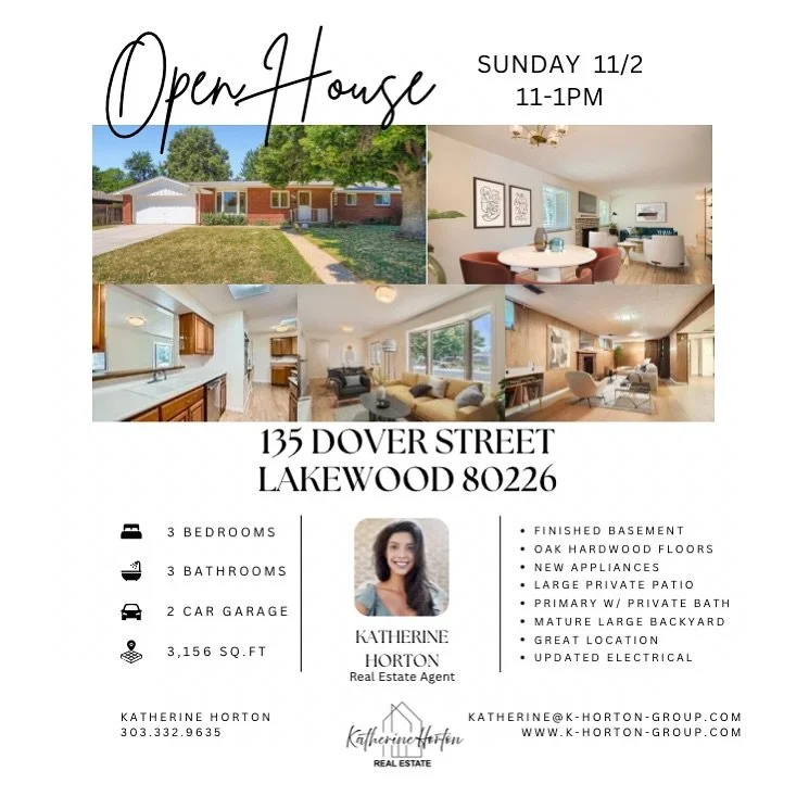 🏡 Open House This Sunday!
Join me at 135 Dover St. in Lakewood to tour this beautiful brick home featuring a finished basement and a prime location close to everything you love about Lakewood. Property Details &gt;&gt; Link in BIO
📅 Sunday 11/2 | ⏰