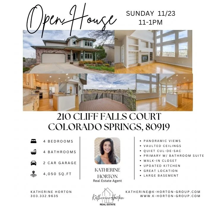 🎉🏡 Join me in 80919 for an OPEN HOUSE you don&rsquo;t want to miss!
Beautiful home, amazing location, all the vibes! 😍🔑✨ Property Details &gt;&gt;&gt; Link in BIO