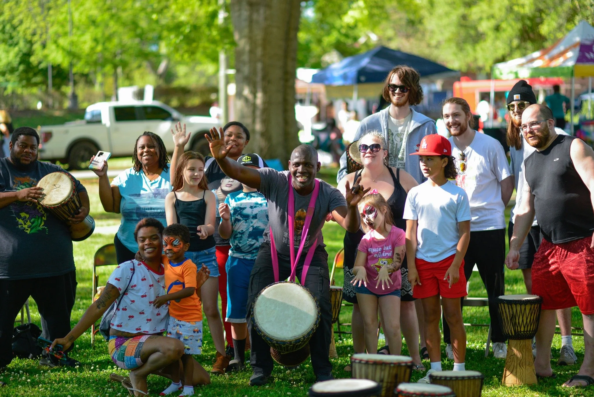 Aboubacar Sylla community drumming