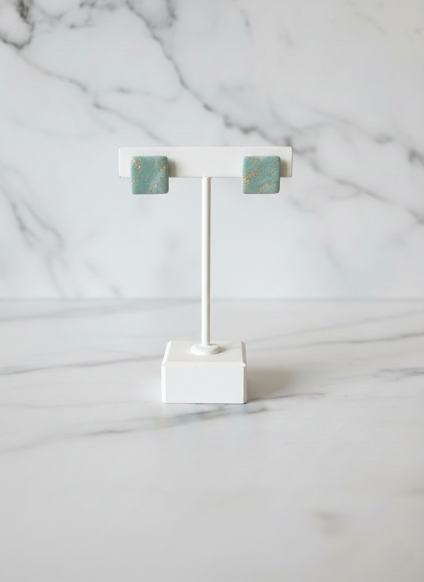 Ocean Side Square Earrings