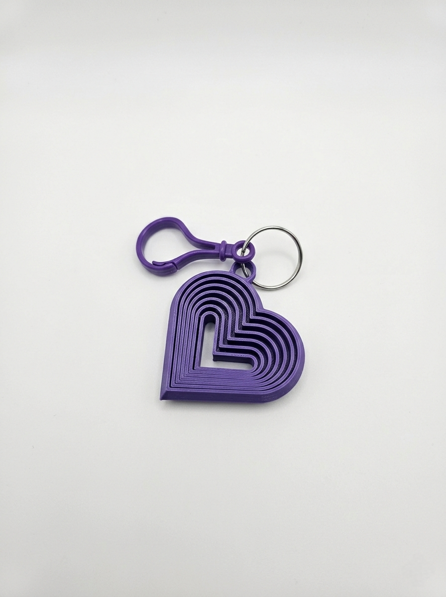 3D Printed Heart Fidget