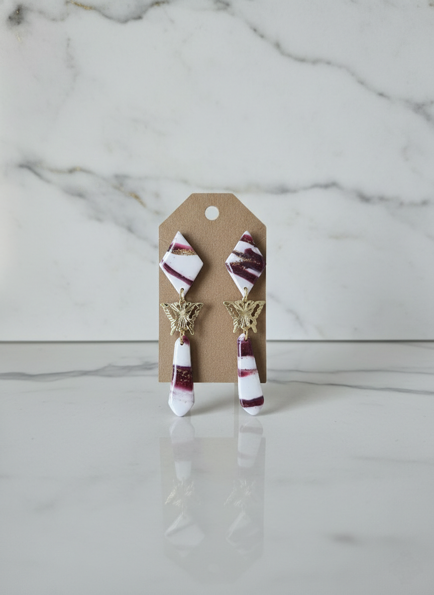 Butterfly Drop Earrings