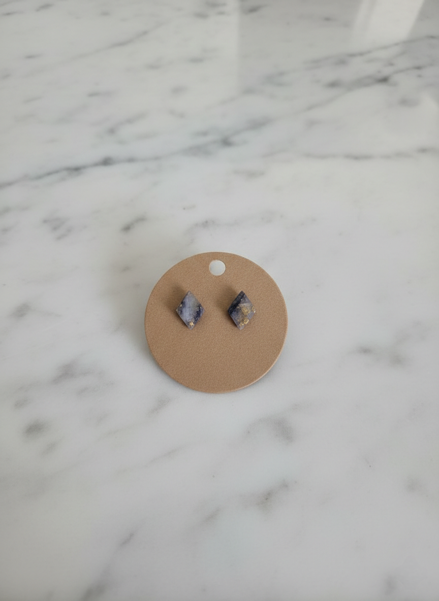 Charcoal and Gold Micro Diamonds