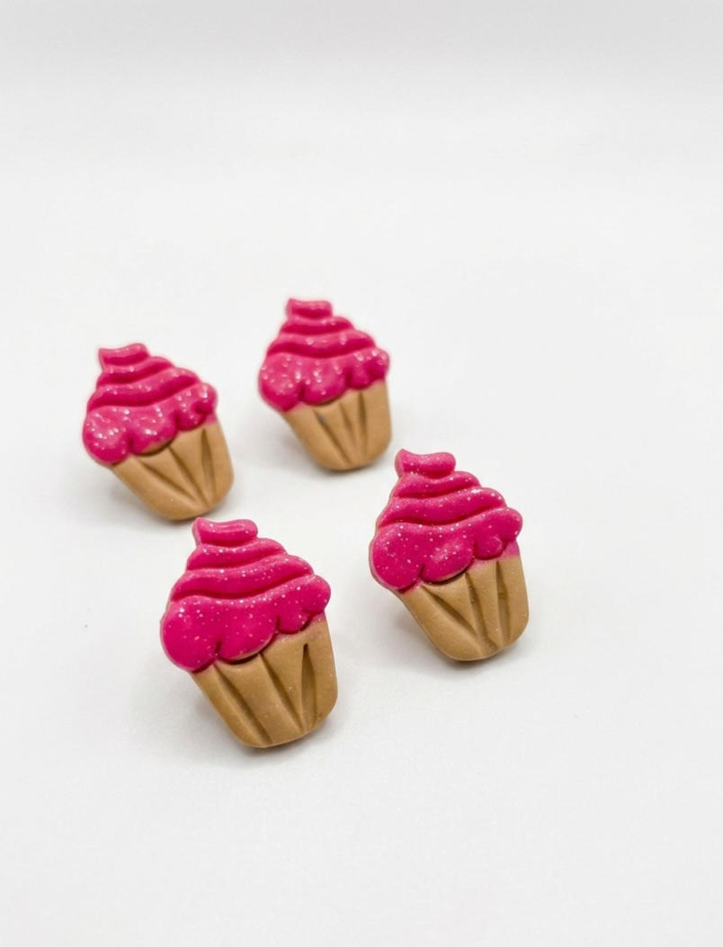 Cup Cake Studs