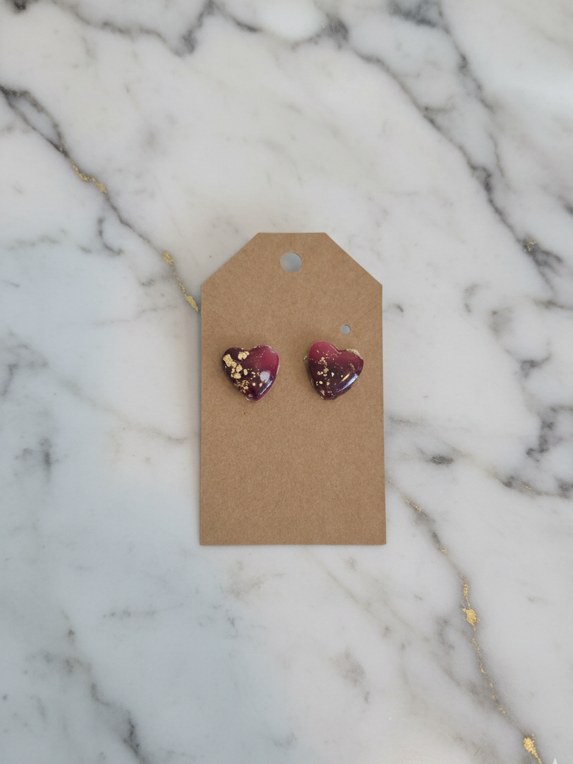 Heart Studs