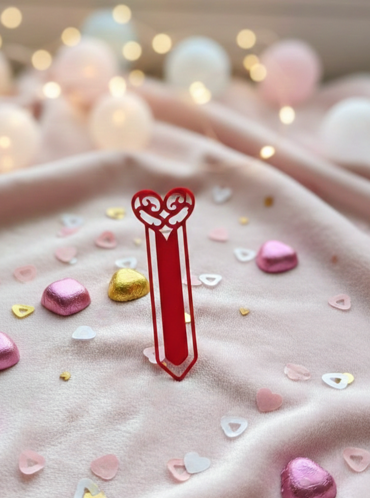 3D Printed Love Heart Bookmark