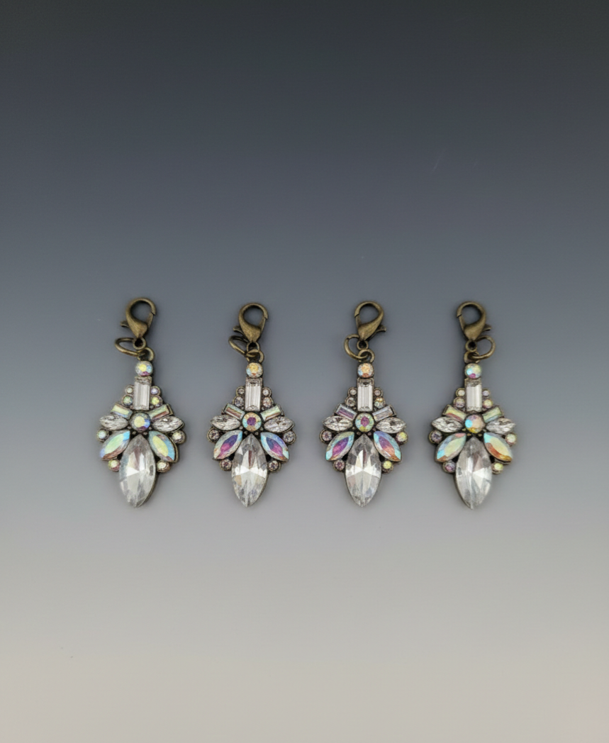 North Star Crystal Charm