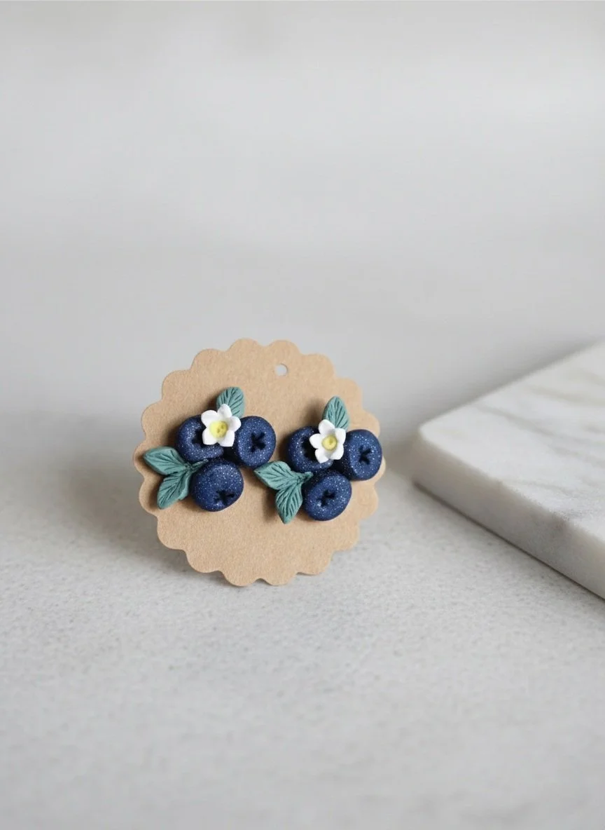 Trio of Blueberry Studs