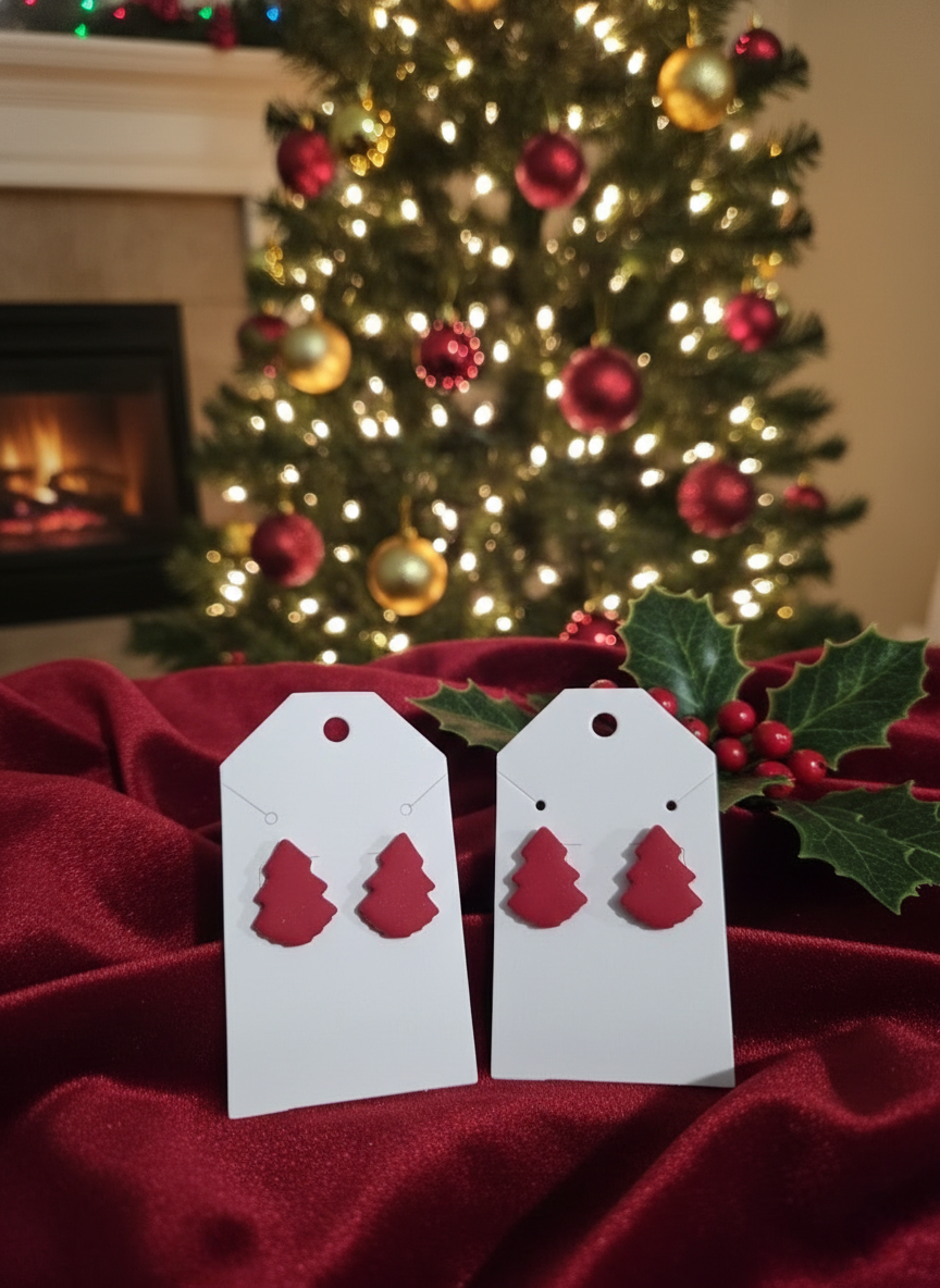 Christmas Tree Stud Earrings