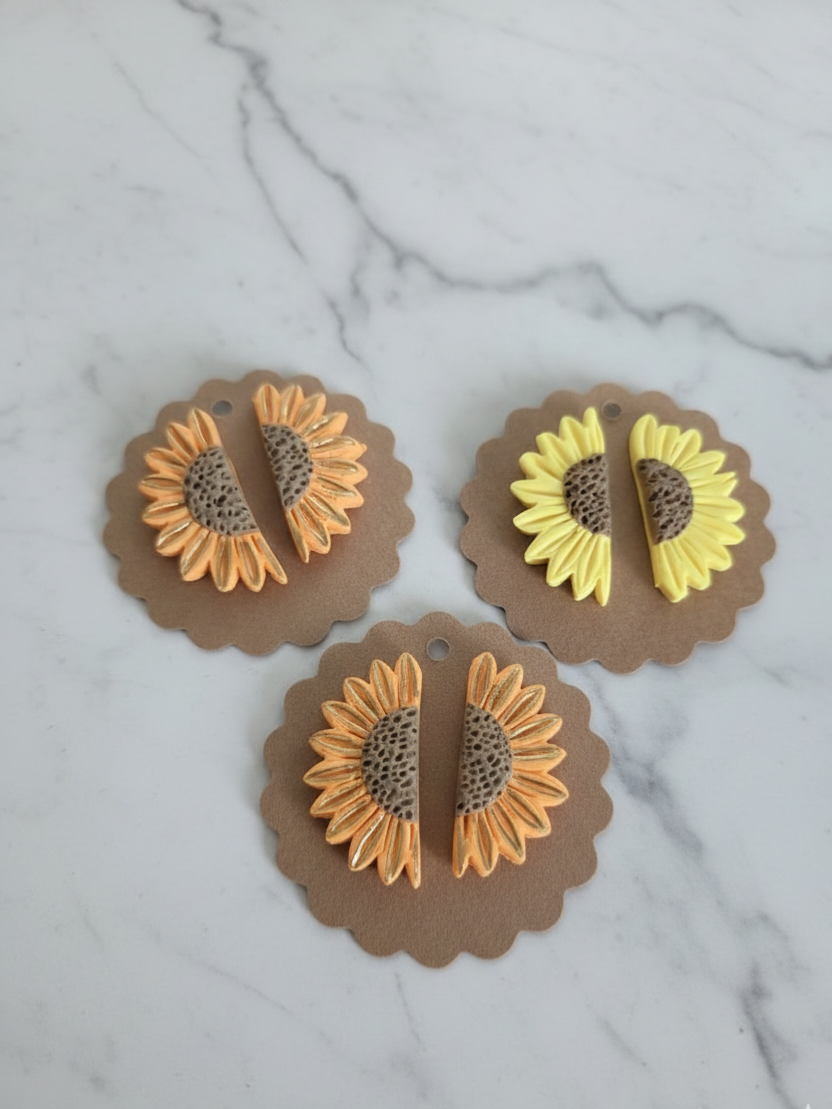 Sunflower Split Studs