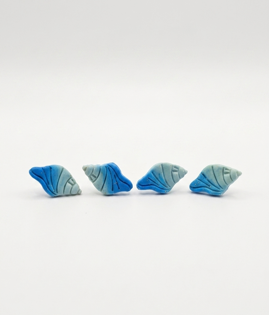 Seashell Studs