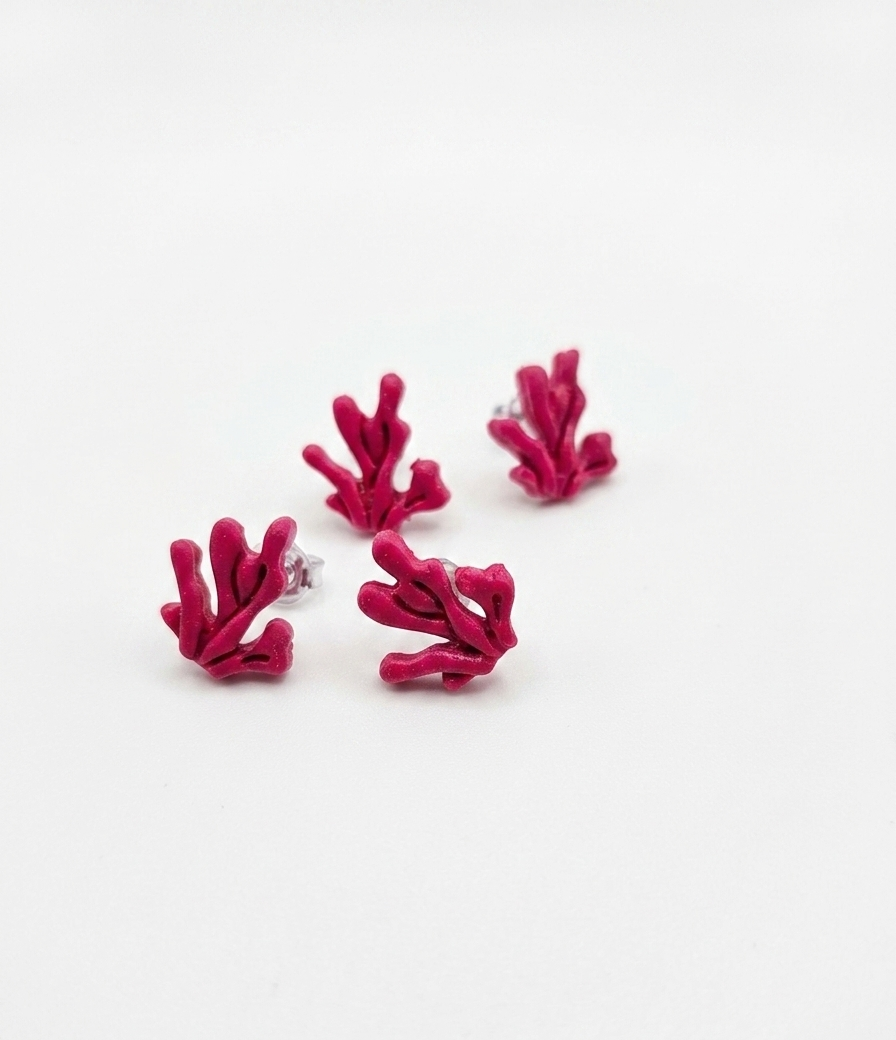 Coral Reef Stud Earrings