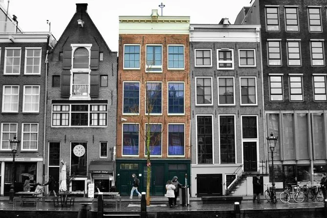 Anne Frank House in Amsterdam Netherlands near Jordaan Neighborhood