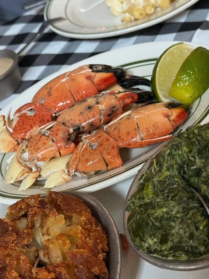Joes stone crab dish in Miami Florida aesthetic picture