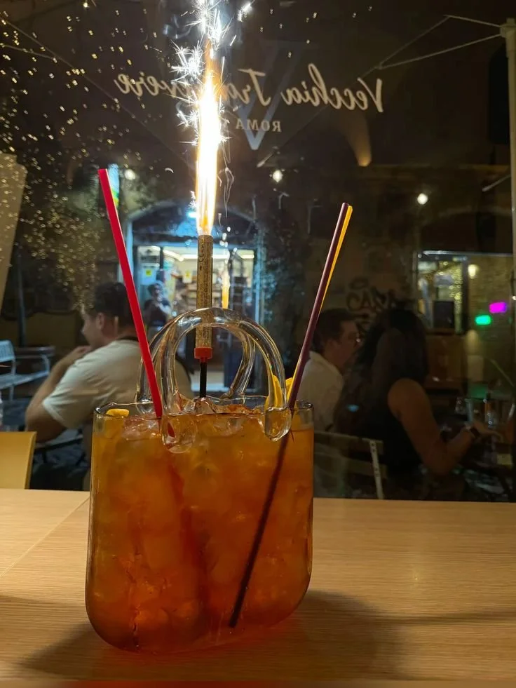 Nightcap in Rome with an Aperol Spritz