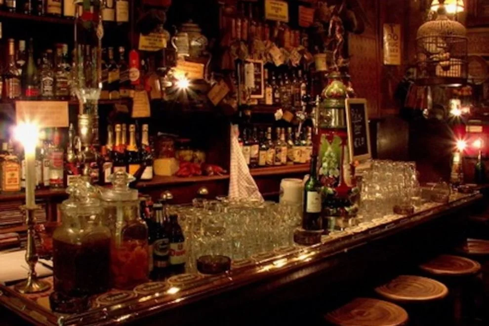 Bar in Brown Cafe in Amsterdam, Netherlands