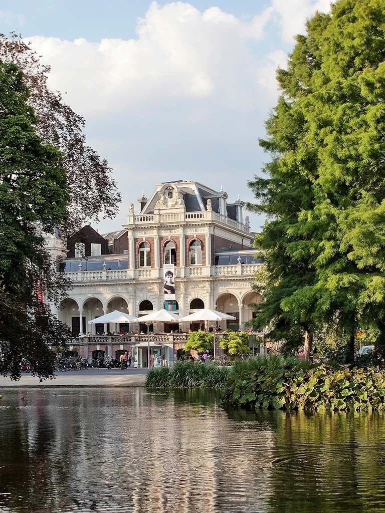 VondelPark's beautiful landscape in Amsterdam, Netherlands.