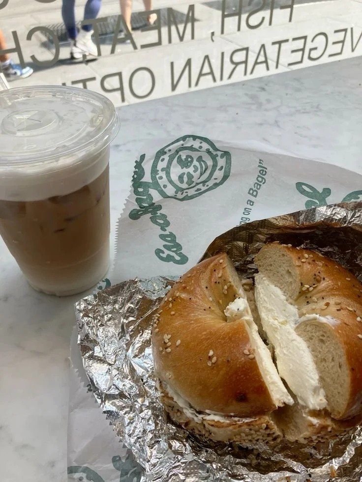 Classic NYC Bagel with Cream Cheese at Ess-A-Bagel