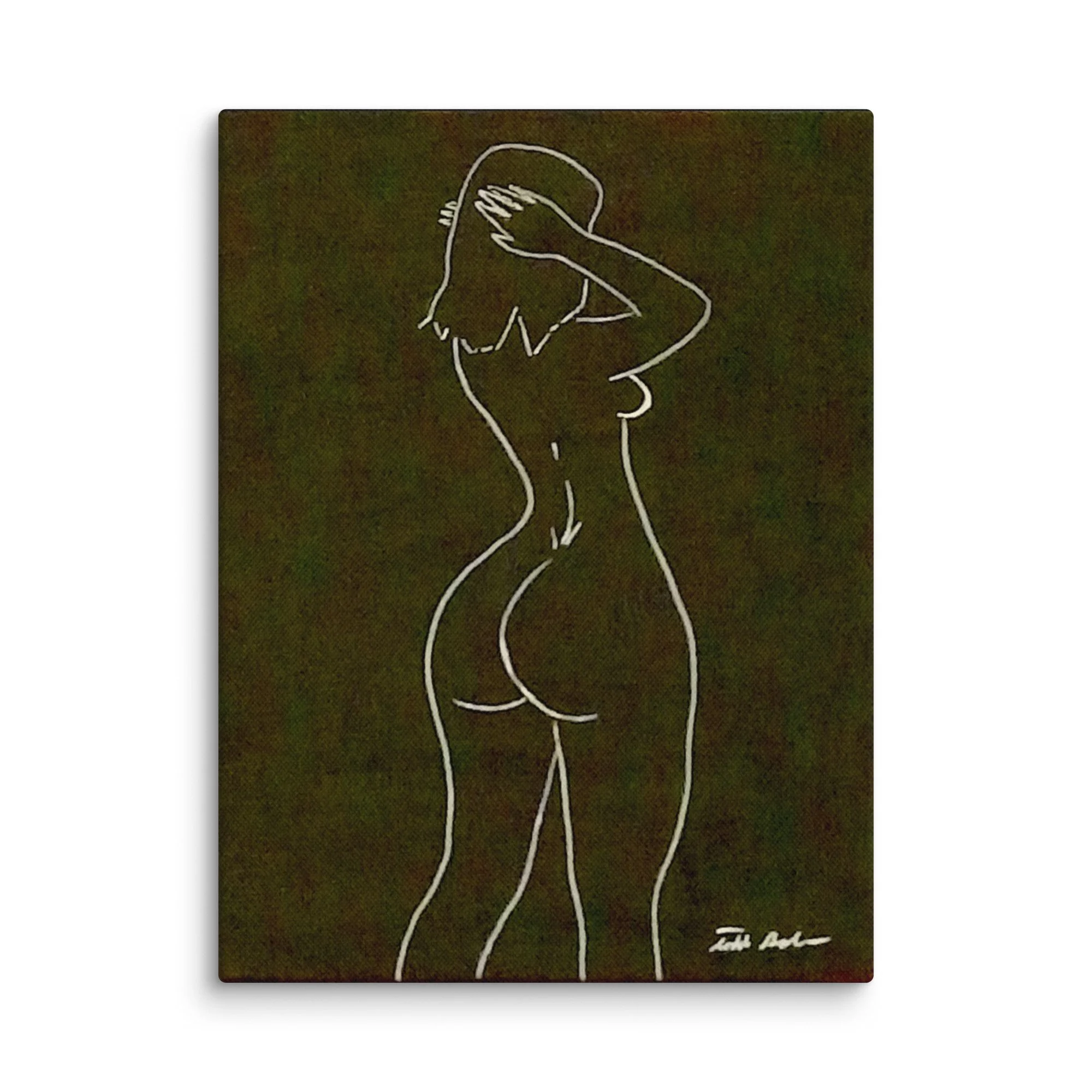 Lines of Love 2 unframed canvas print Todd Baker romantic abstract art