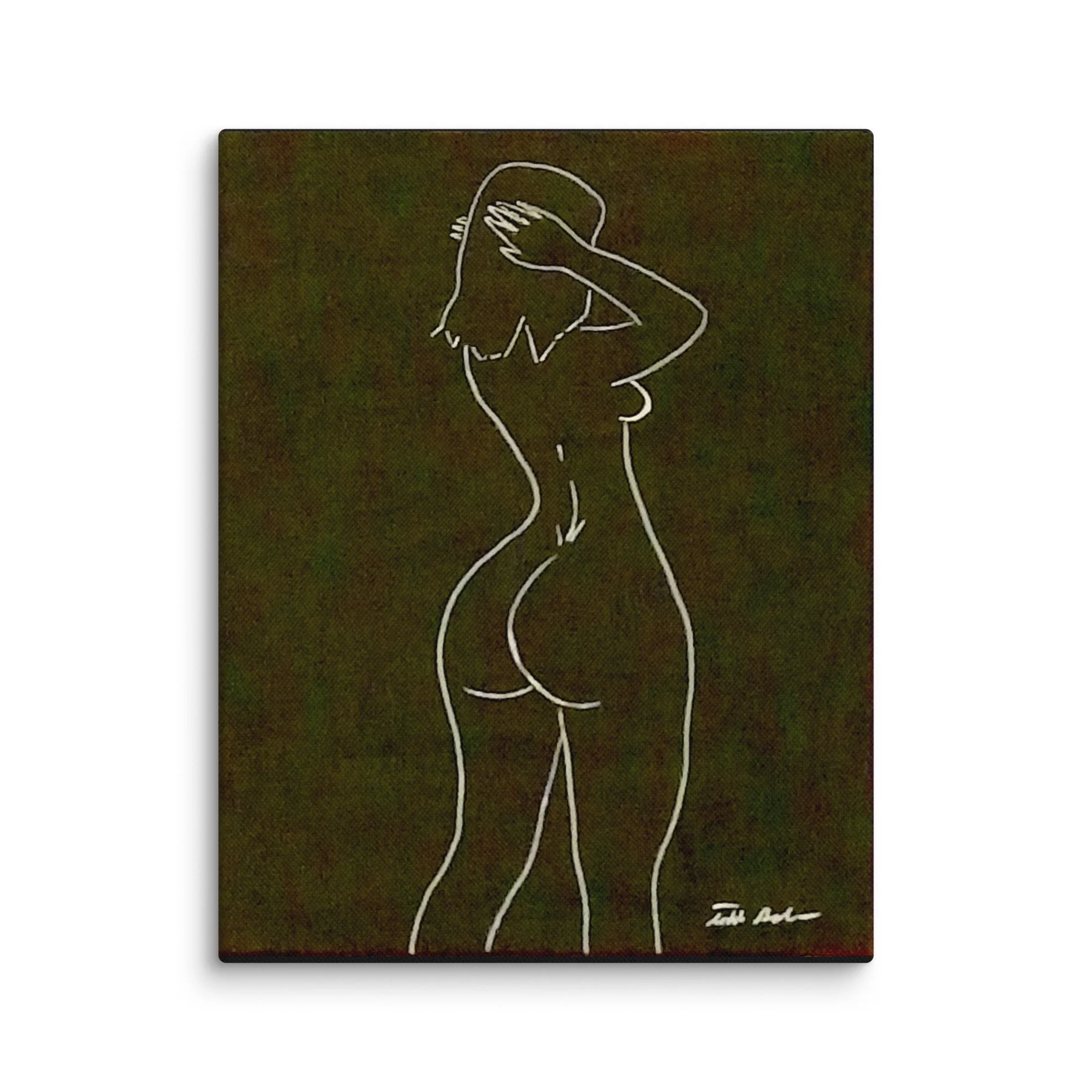 Lines of Love 2 unframed canvas print Todd Baker romantic abstract art