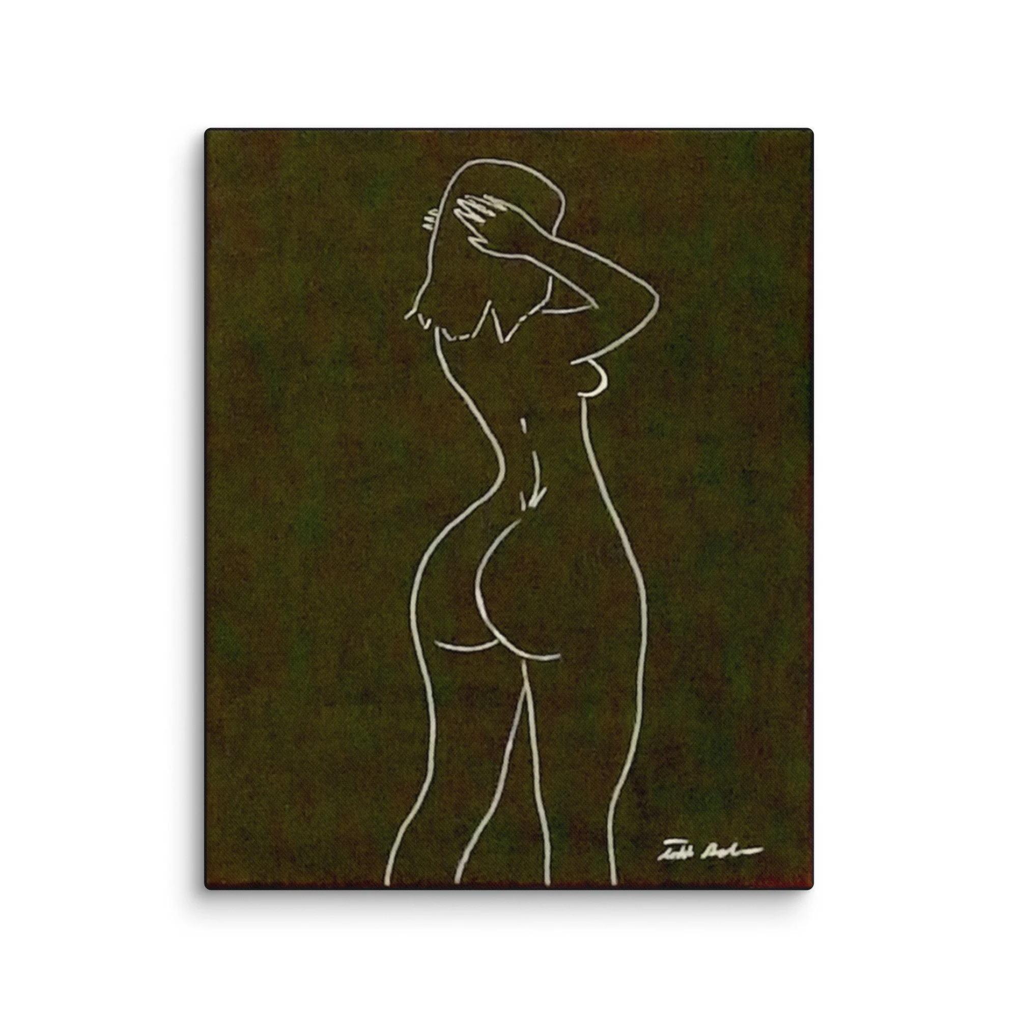 Lines of Love 2 unframed canvas print Todd Baker romantic abstract art
