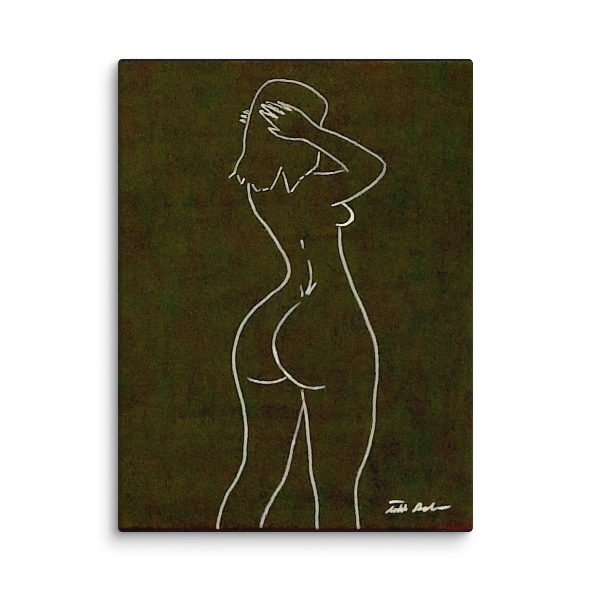 Lines of Love 2 unframed canvas print Todd Baker romantic abstract art