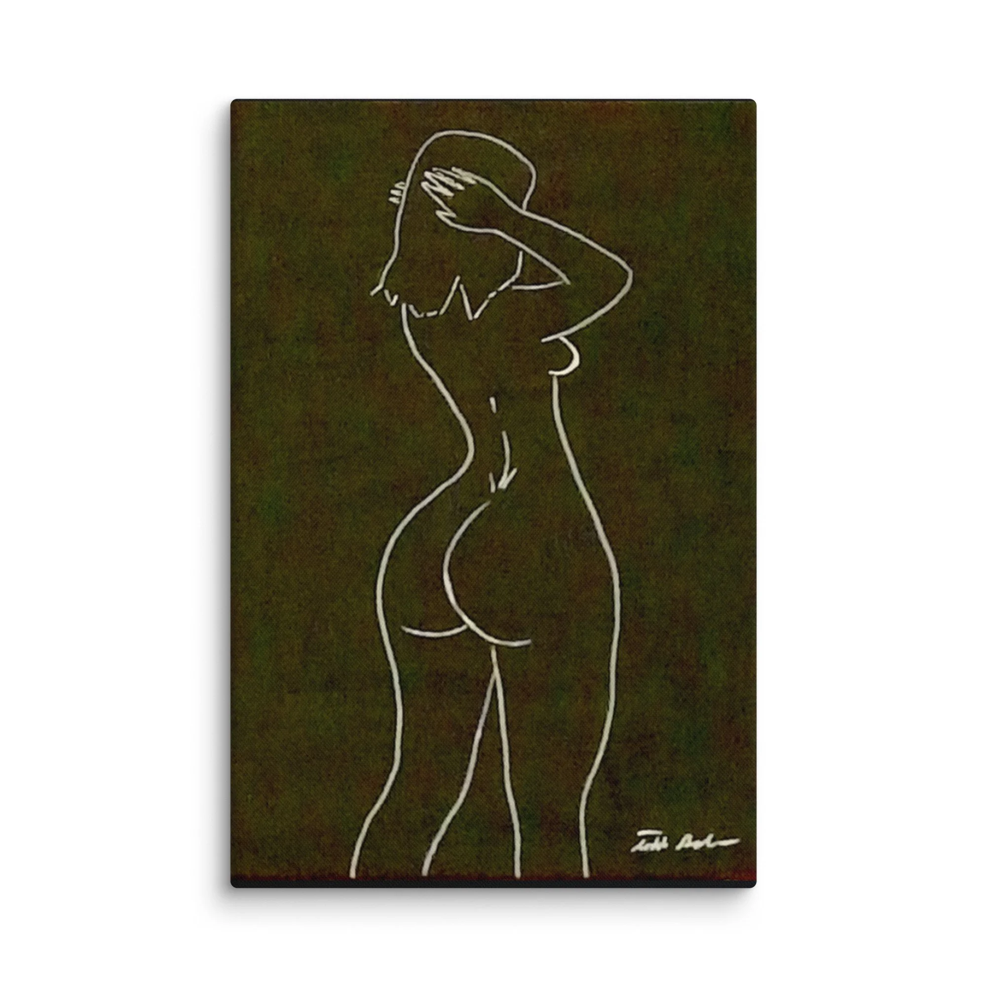 Lines of Love 2 unframed canvas print Todd Baker romantic abstract art