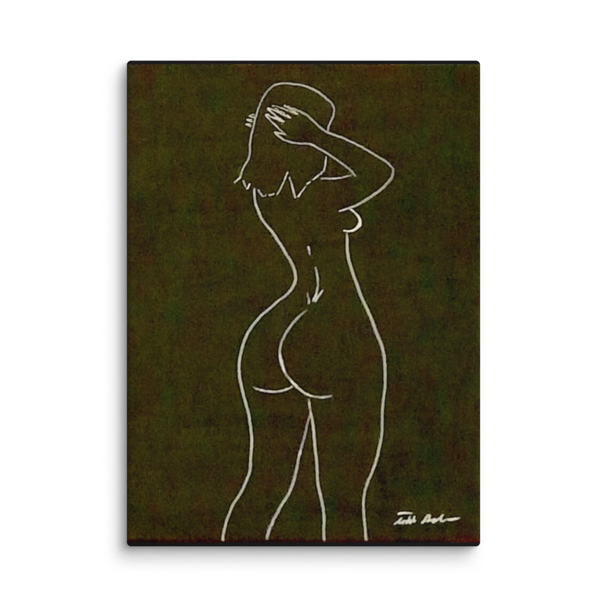 Lines of Love 2 unframed canvas print Todd Baker romantic abstract art