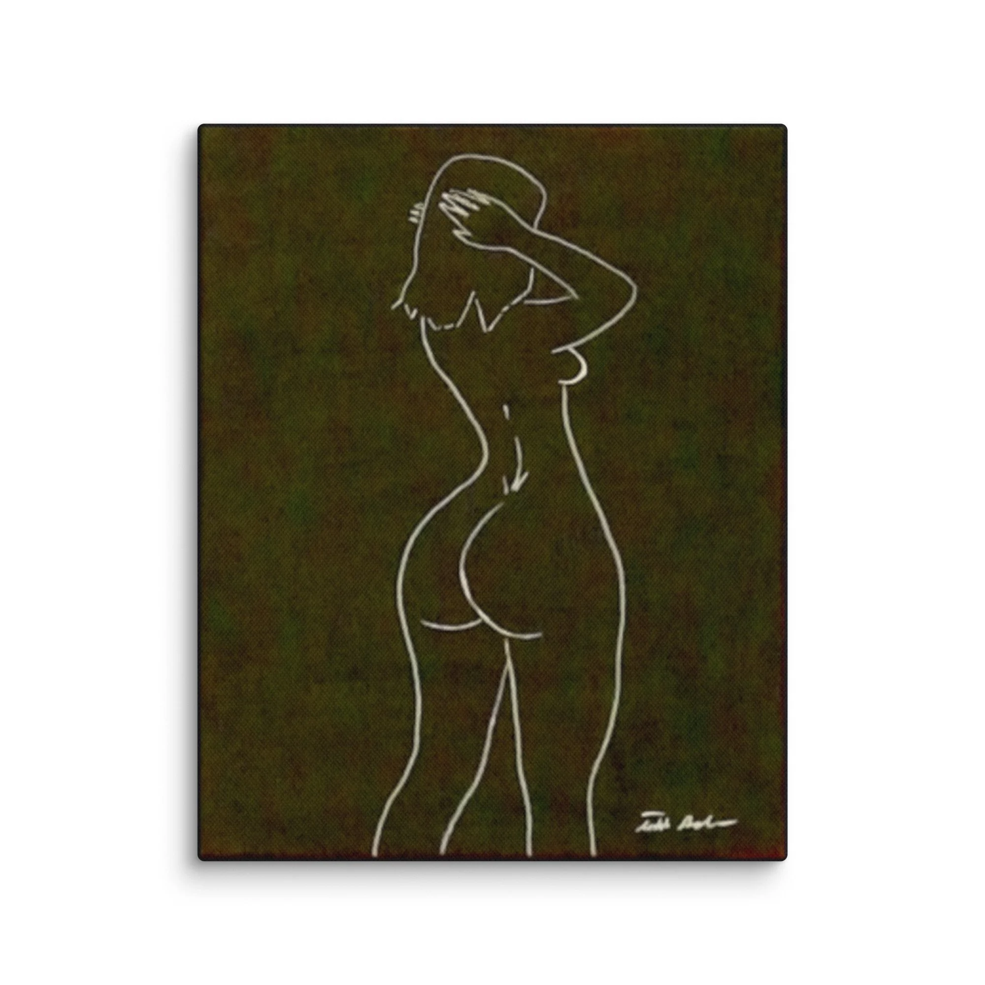 Lines of Love 2 unframed canvas print Todd Baker romantic abstract art