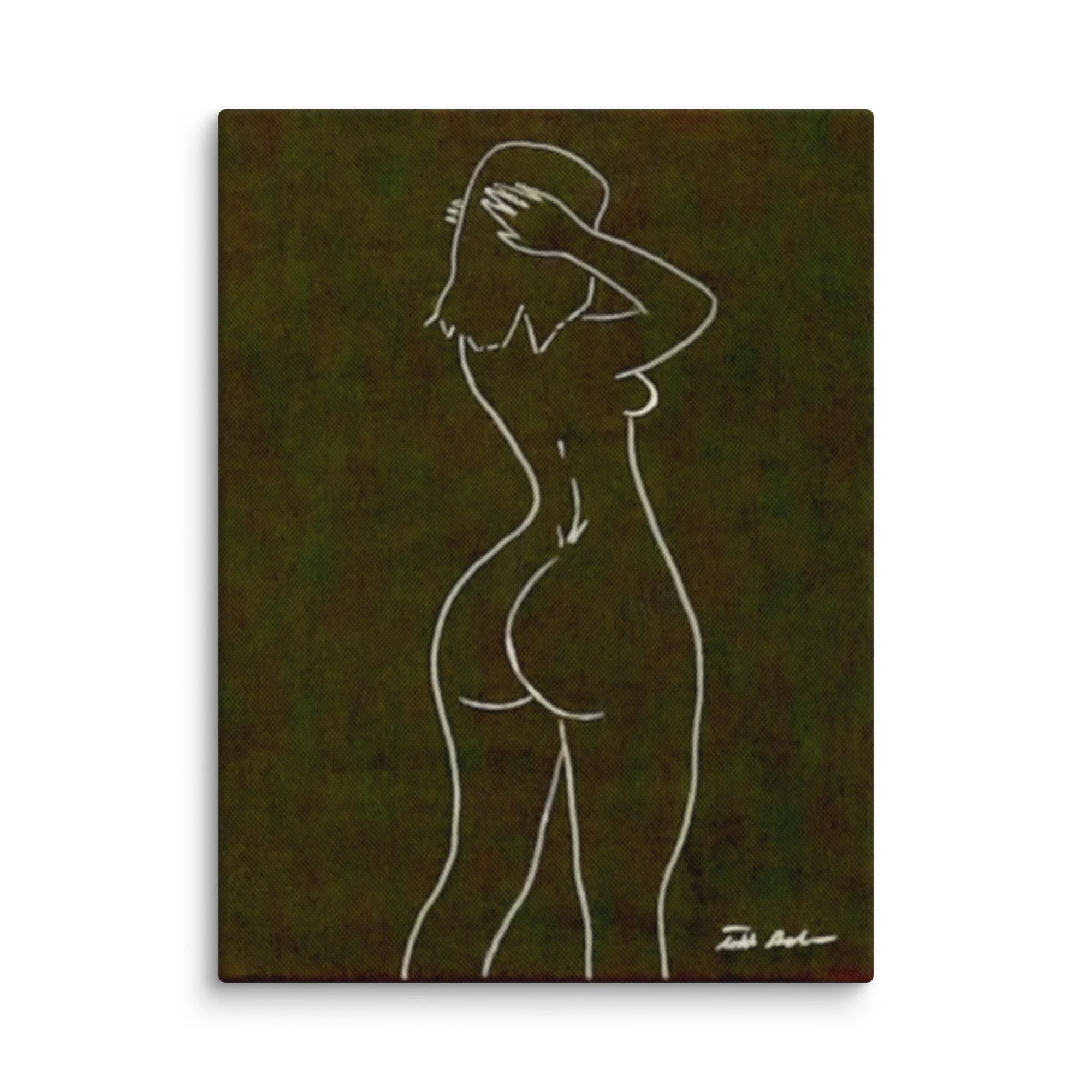 Lines of Love 2 unframed canvas print Todd Baker romantic abstract art