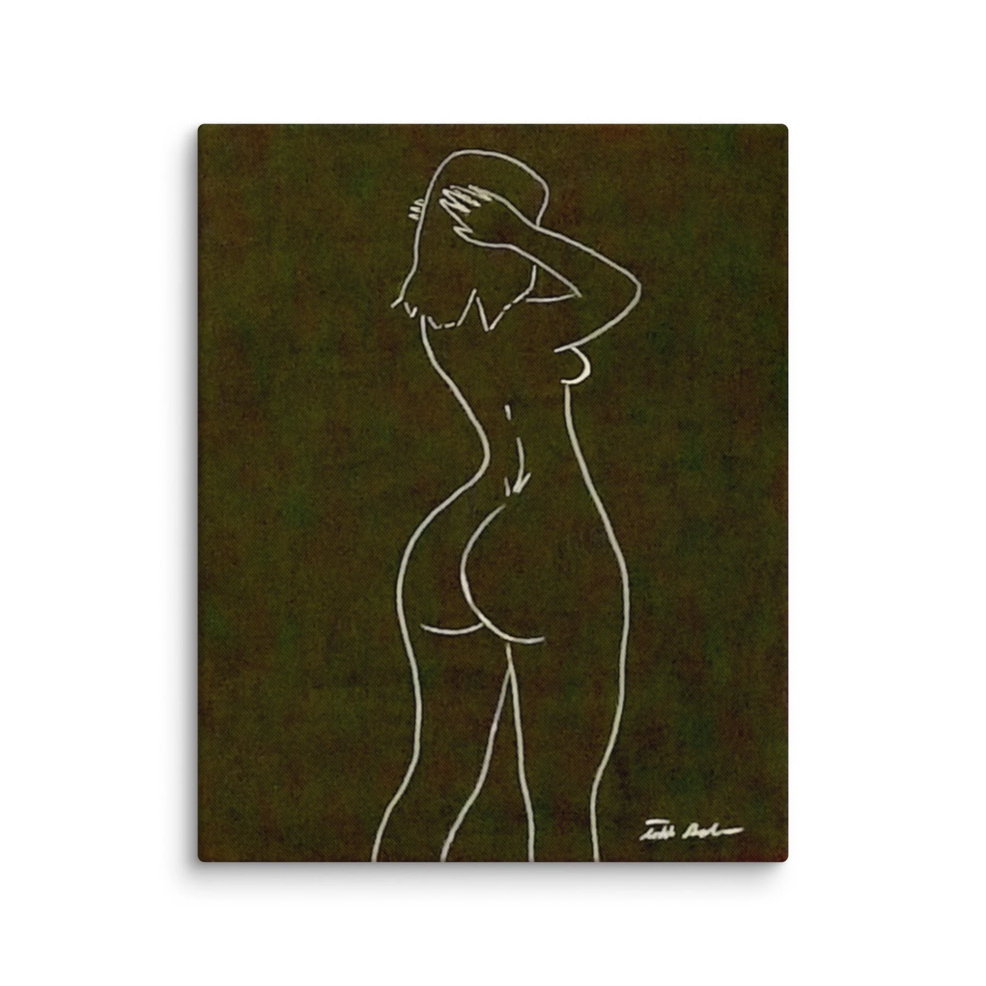 Lines of Love 2 unframed canvas print Todd Baker romantic abstract art