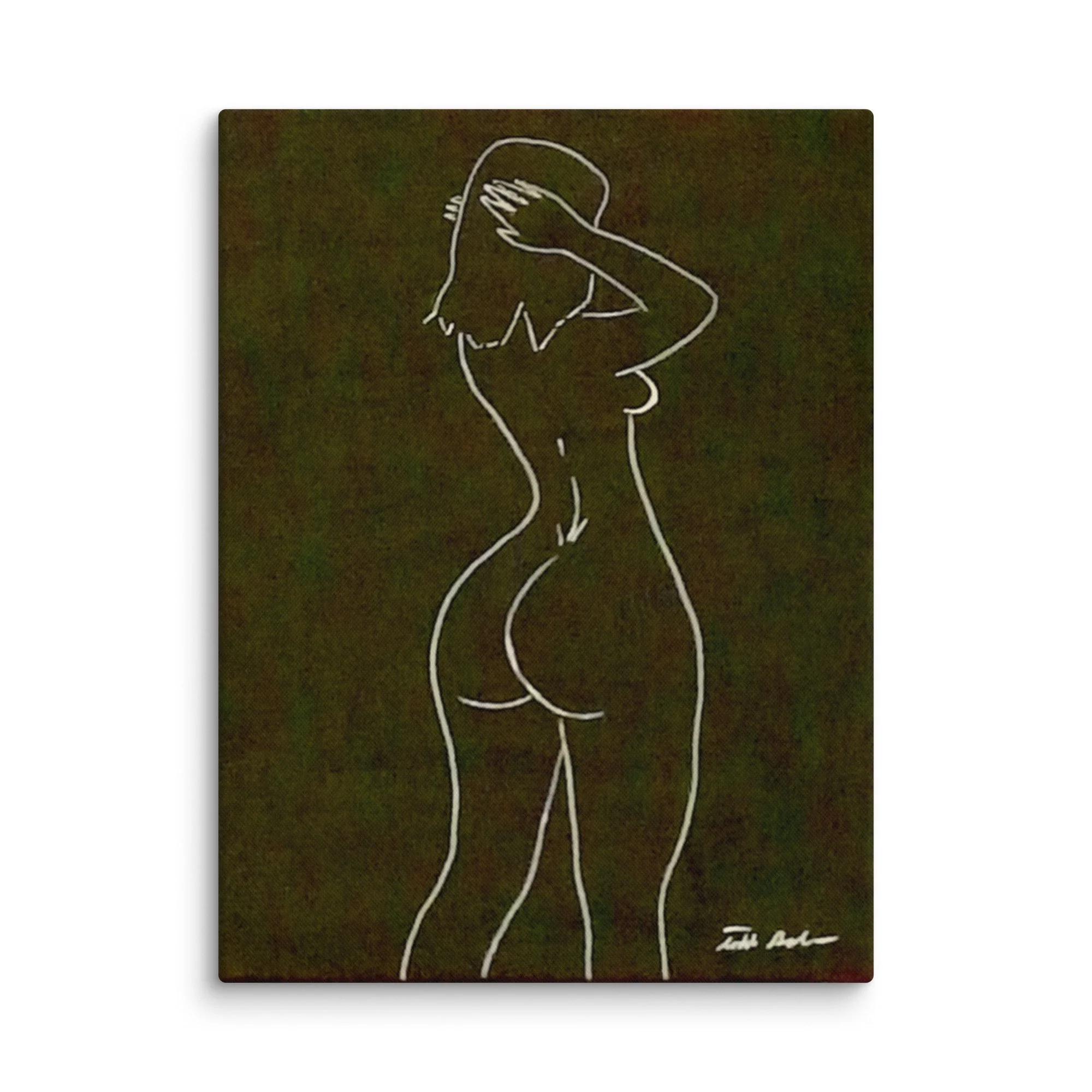 Lines of Love 2 unframed canvas print Todd Baker romantic abstract art