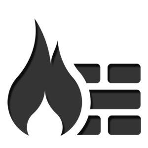 A flame icon representing heat or fire