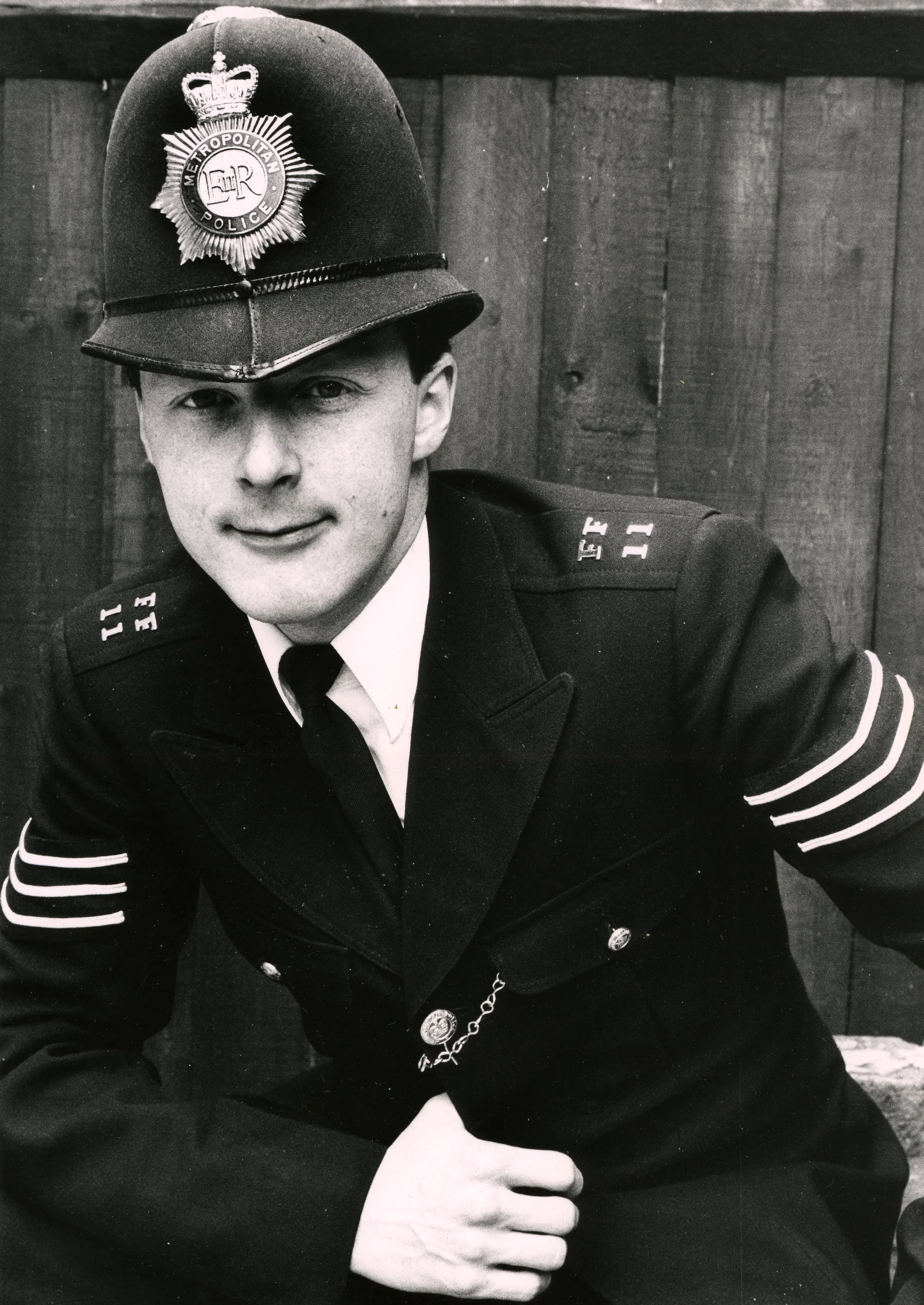 Jonathan Kemp as a Metropolitan Police officer
