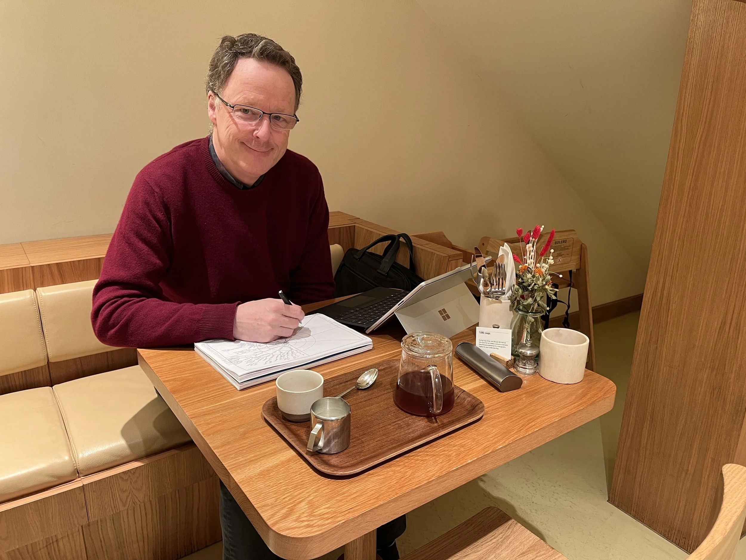 Jonathan Kemp at work with SmartWisdom