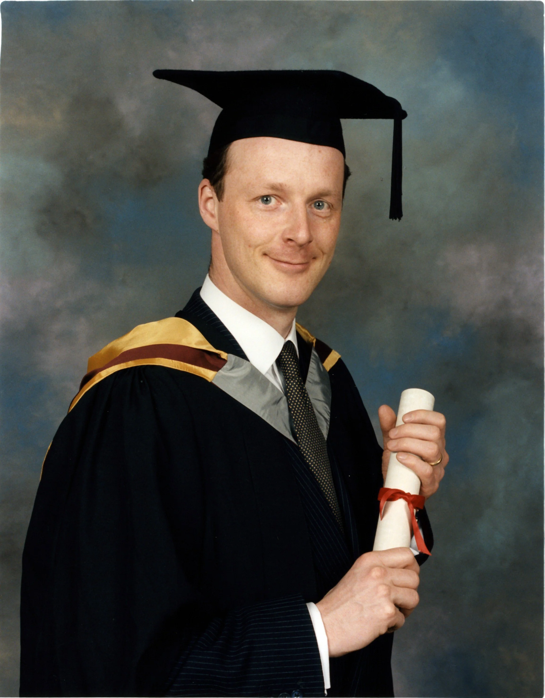 Jonathan Kemp as a postgraduate student