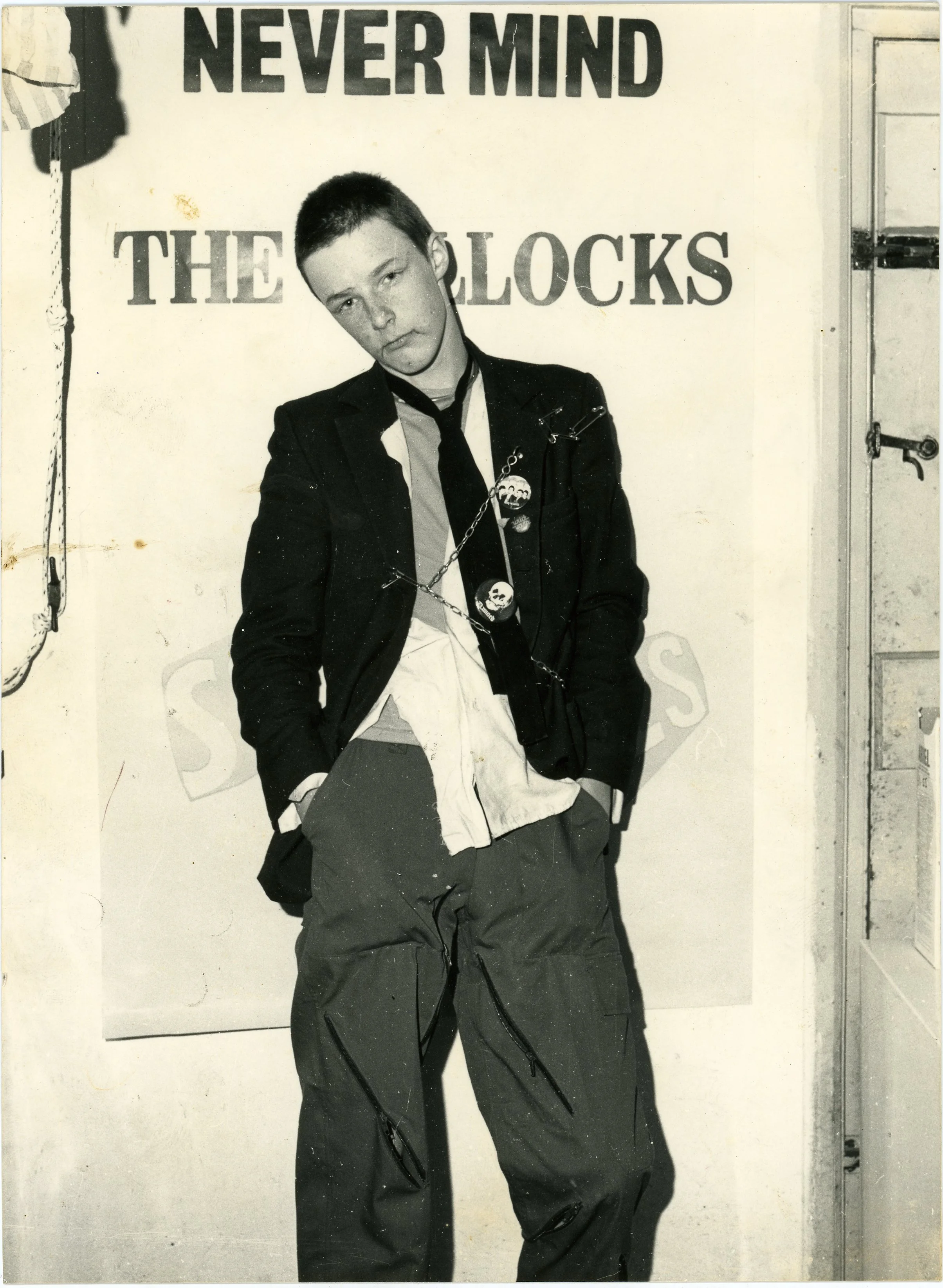 Jonathan Kemp in his punk rock years