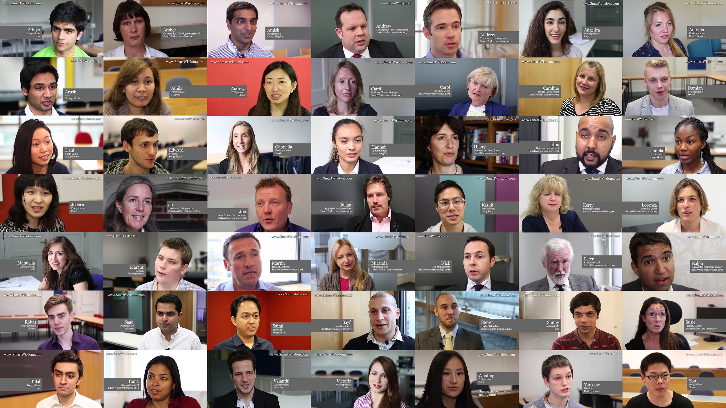 SmartWisdom video testimonials