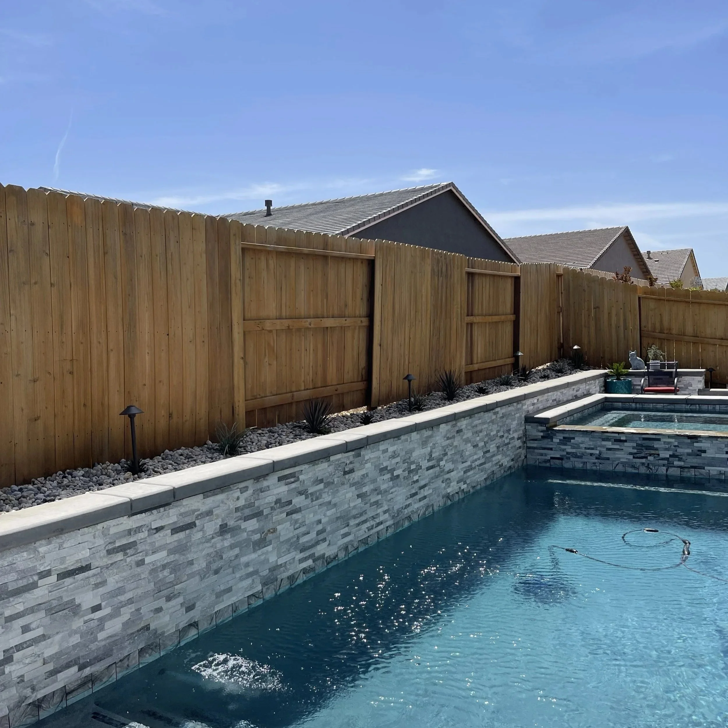 Custom outdoor kitchen finished in stucco