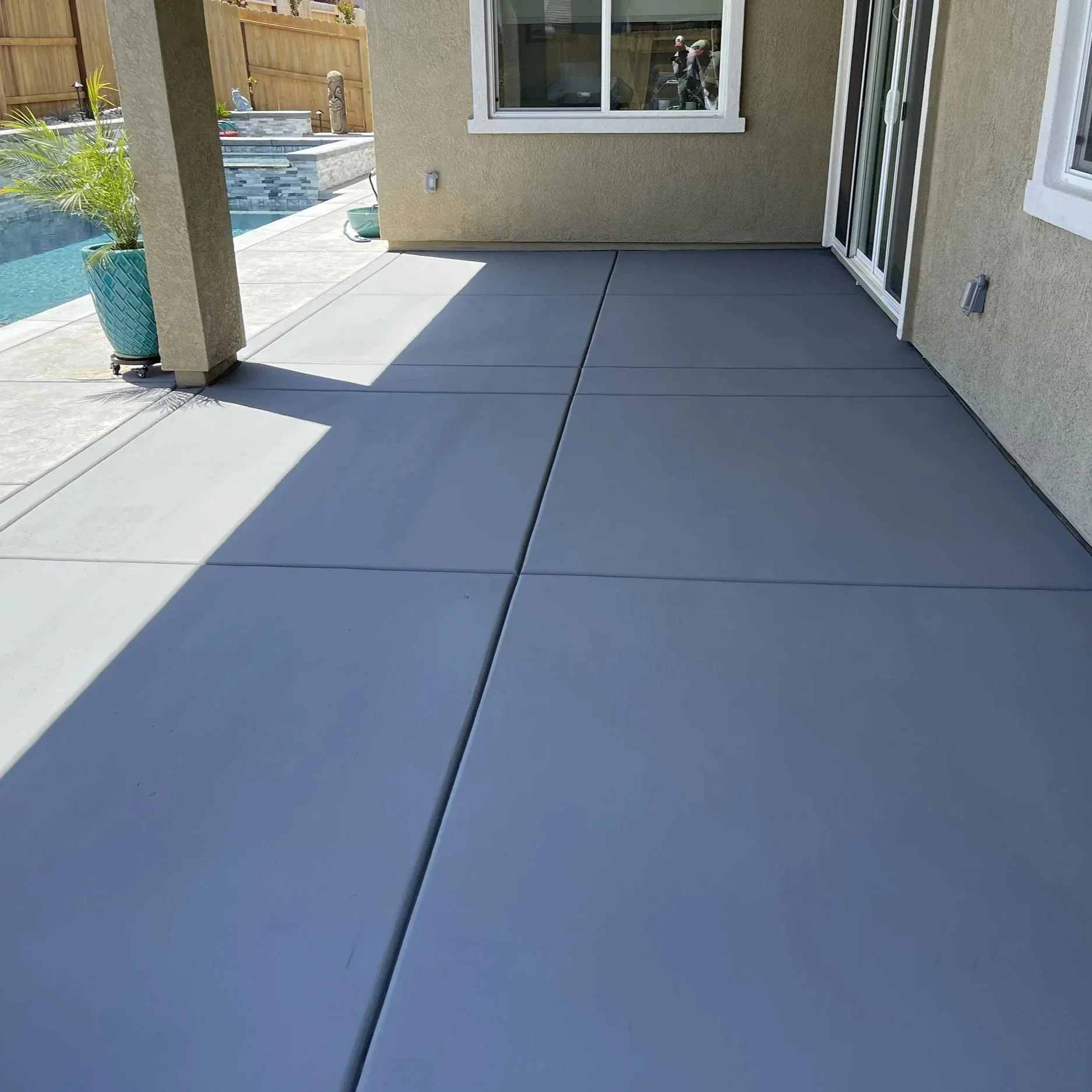 New concrete finished expertly