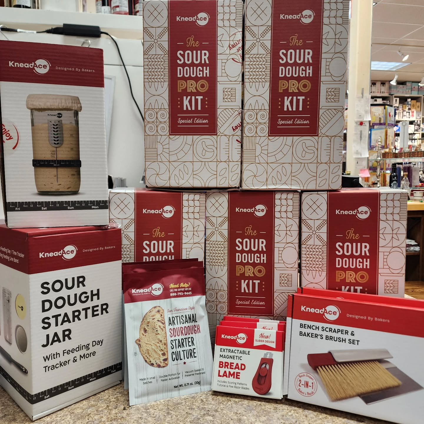 Back in stock!

@knead_ace sourdough supplies and adorable bowl cozies from @collisionware, perfect for cradling a hot bowl of soup on this rainy Monday 🌧 

Pop in, shake off the rain, and hang with us &mdash; we&rsquo;ll be here &lsquo;til 5!