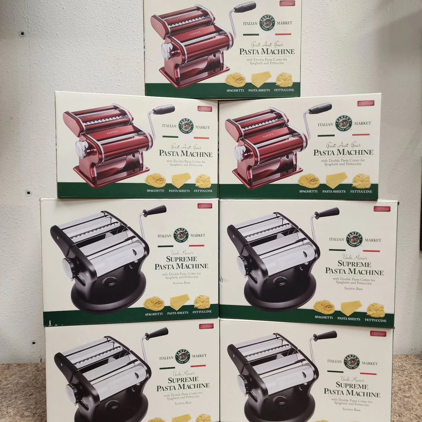📢 Back In Stock (Finally!)

📦 We just restocked a ton of goodies in the store, including pasta machines. If you've been waiting for one, stop in and grab one - these won't last long!

🍝You deserve some homemade pasta in your life 😋

👋Come by and