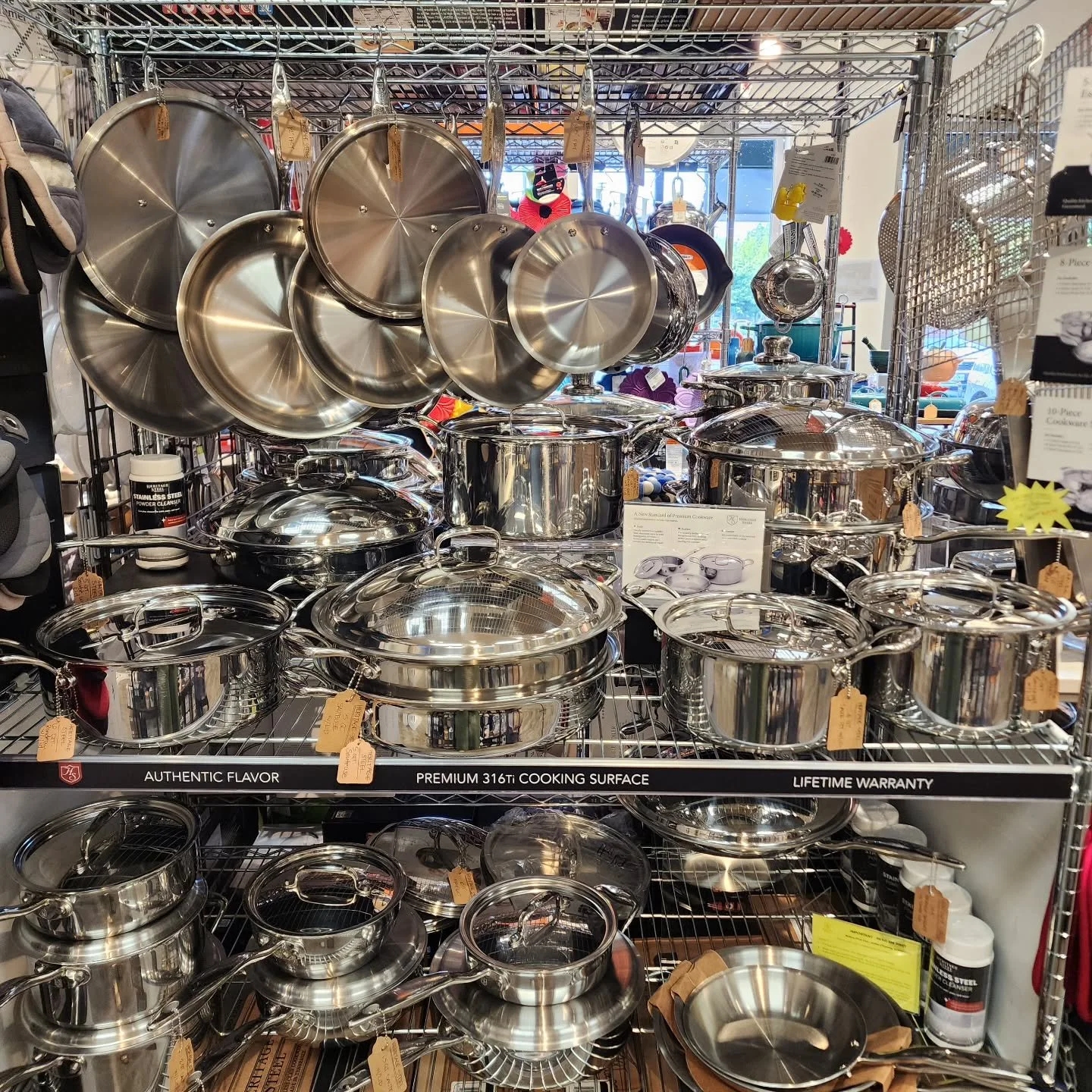 🍳 Fresh stock of Heritage Steel just came in - and it's one of our favorite cookware lines for a reason.

💪 5-ply construction built to last, made in the USA, and phenomenal cooking performance. It also happens to make a pretty great Father's Day o