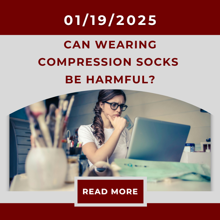 Can wearing compression socks be harmful?