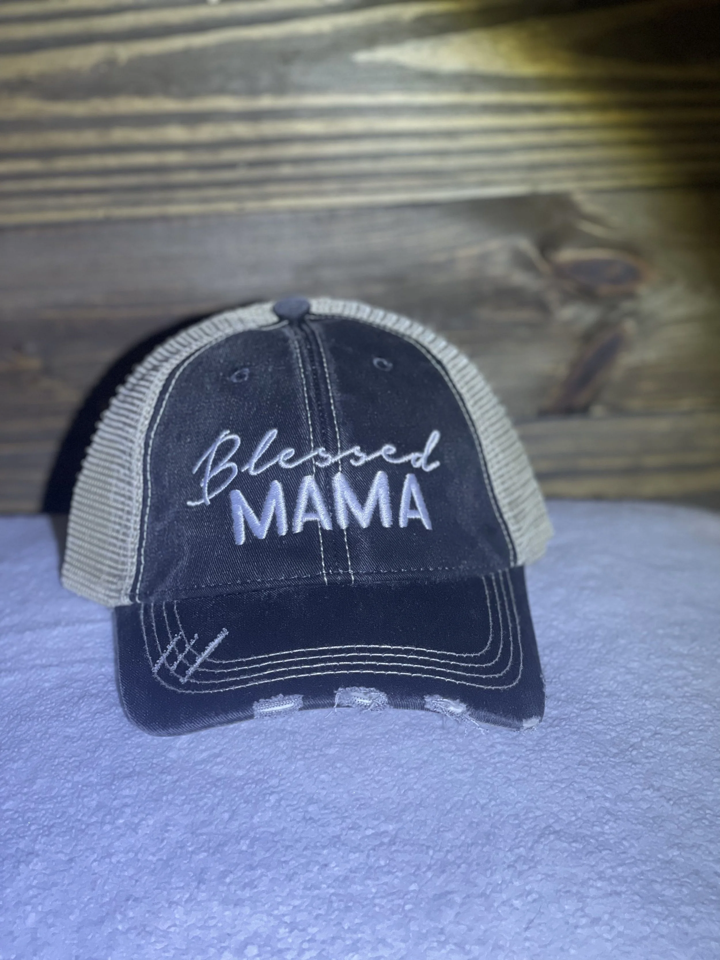 Blessed Mama Trucker Hat