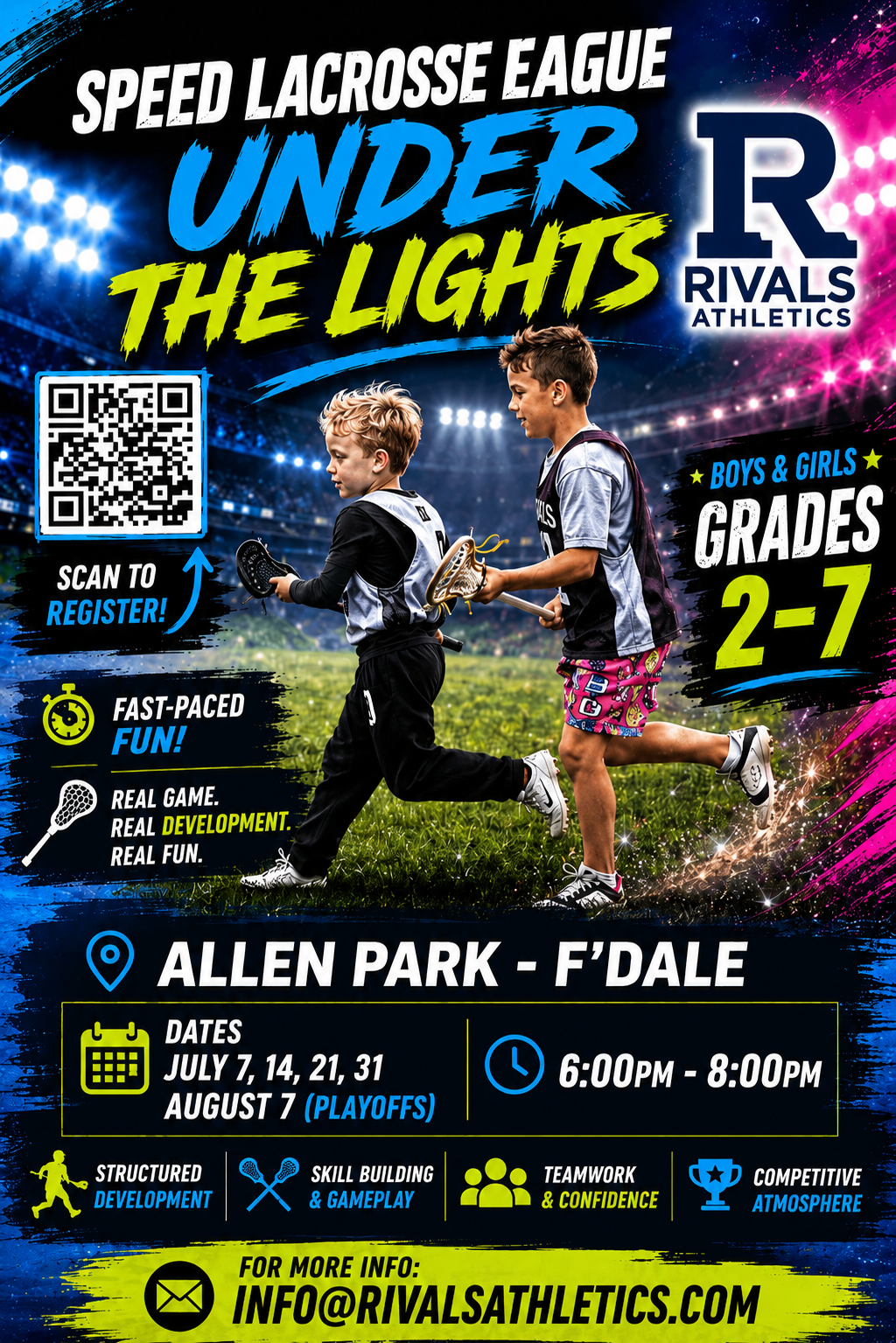 Rivals July Speed Lacrosse League