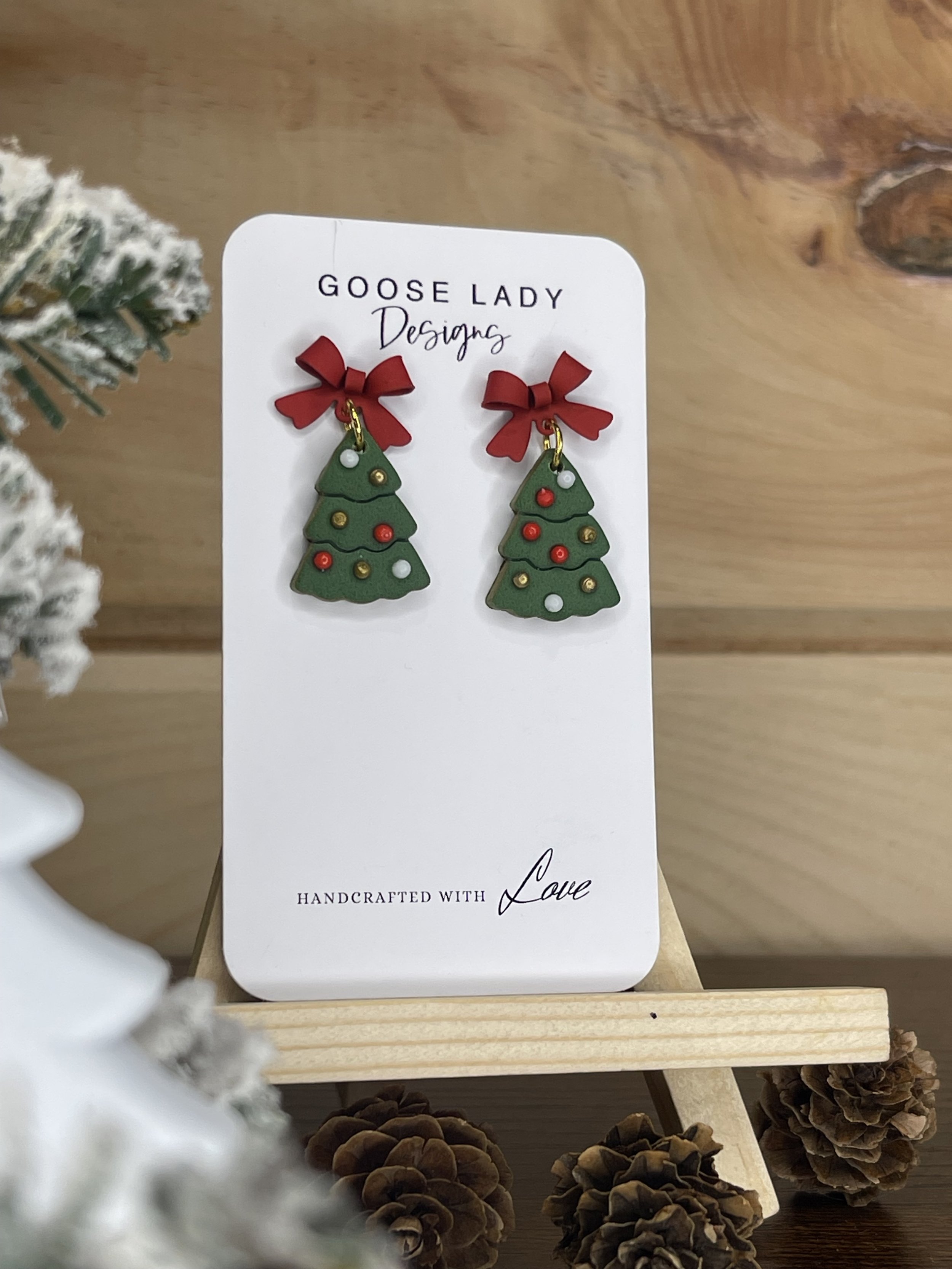 Christmas Tree with Red Bow