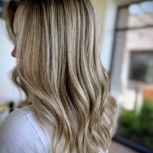 Hair work by stylist