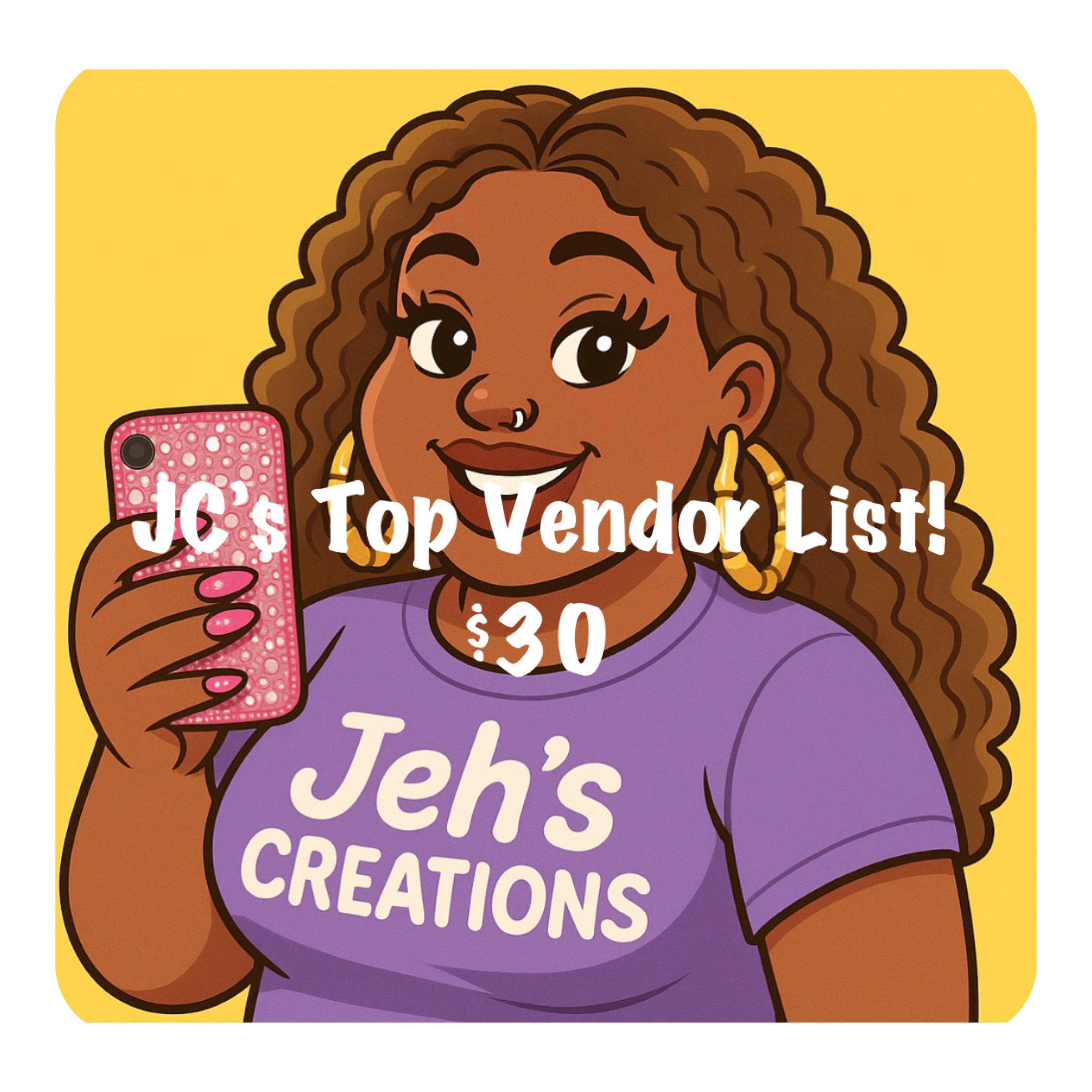 JC's Top 3 Vendors List